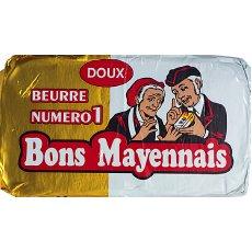Beurre extra fin doux 82%mg Bon mayennais 500g