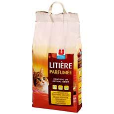 Litiere pour chat parfumee avec bactericides U, 14l