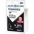 Cartouche d'encre compatible ARMOR pour imprimante Hp 301XL noir V1, sous blister