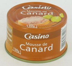 CASINO Mousse de canard 130g