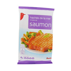 Auchan hache de saumon 2x90g