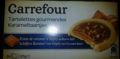 Biscuits tartelettes caramel beurre sal Carrefour