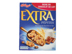 Cereales Kellogg's Extra Pepite Chocolat au lait 500g