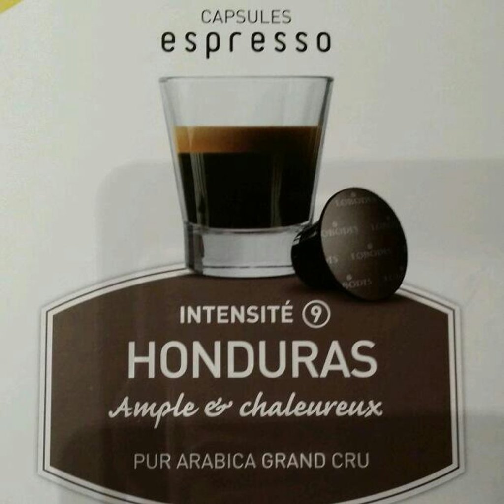 Cafe bio en capsules expresso du Honduras LOBODIS, 52g
