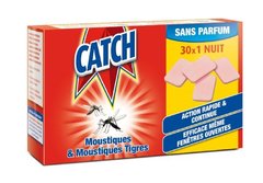 Catch - 6100 - Tablette Recharge Anti-Moustiques 30 x 1 Nuit - Lot de 2