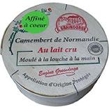 Camembert de Normandie AOP au lait cru moulé à la louche 3/4 affiné TRADITIONS DE NORMANDIE, 2...