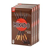 Biscuits Mikado Chocolat noir - 4x90g