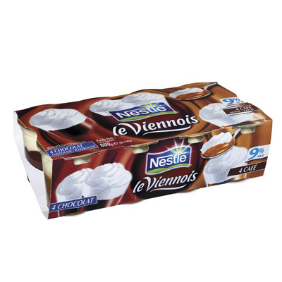 Le Viennois Nestle 4 Chocolat 4 Cafe 8 x 100 gr