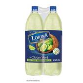 Lorina boisson artisanale gazeuse fruit citron vert 2x1,5l