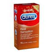 Preservatifs Real Sensation DUREX, 10 unites