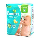 Couches Pampers Baby Dry T4 + x24