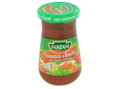 Sauce tomates et basilic, aux tomates fraiches, le pot de 210g