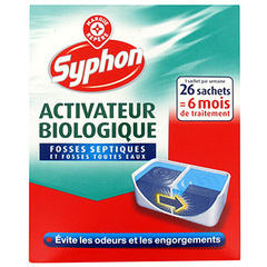 Activateur biologique Syphon Pour fosses septiques 26sachets