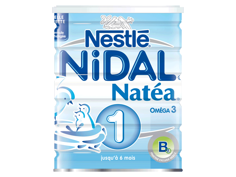 Lait Nestle Nidal natea 1er age 800g