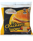 Orient chicken burger halal 140g