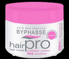 Byphasse Hair Pro Masque Capillaire Liss Extrême Cheveux Rebelles - Lot de 4