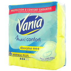vania maxi confort Un produit offert - pour l'achat de 3 serviettes Vania achetees Valable jusqu'au 19/03/12