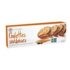 Franprix galettes suédoises au chocolat 150g