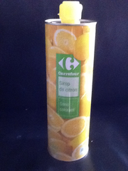 Sirop citron Carrefour