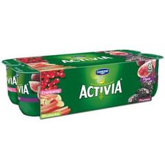 Activia bifidus fruits panachés fruits rouges 8x125g