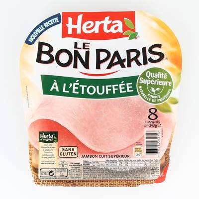 Herta, Le bon paris etouffee , la barquette de 8 - 340 gr