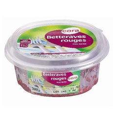 Cora betteraves rouges 300 g