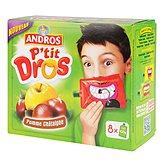 Dess. fruitier pomme chataigne P'tit Dros Andros gourde 8x100g