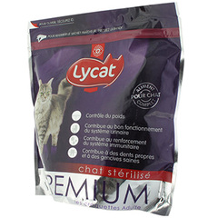 Croquettes chats Lycat Sterilise 450g