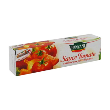 Sauce tomate cuisinée aux petits légumes