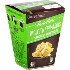Box tortellini ricotta/épinards/parmesan Carrefour