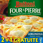 Pizzas Gorgonzola Mozzarella Roquefort - Four à Pierre TOP AFFAIRE