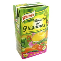 Soupe Knorr 9 legumes Veloute 1l