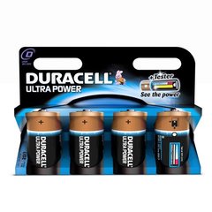 Duracell - Pile Alcaline - Dx4 Ultra Power (LR20)