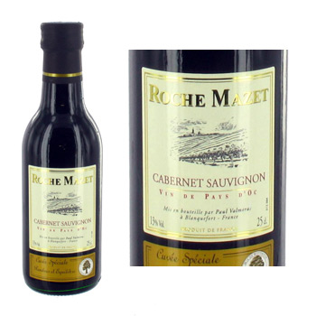 Vin de Pays d'Oc rouge Cabernet Sauvignon ROCHE MAZET, 25cl