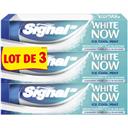 Signal White Now - Dentifrice Ice cool Mint le lot de 3 tubes de 75 ml