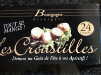 Bourgogne Escargots Les Croustilles la barquette de 24 - 192 g