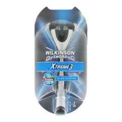 Xtreme 3 - Rasoir, Flex system, le rasoir + 2 lames