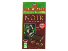Ethiquable chocolat noir éclats de cacao bio 100g