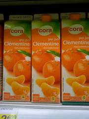 Cora pur jus de clementine 1L
