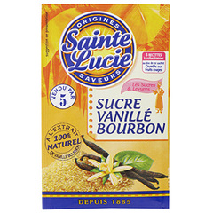 Sainte lucie, Sucre vanille bourbon , les 5 sachets - 37,5 gr