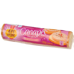 Canapes ronds Epi d'Or Brioches 250g
