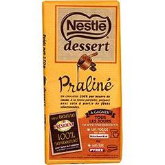 Chocolat lait/ praliné Nestlé Dessert