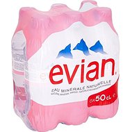 Eau minérale naturelle Evian Still (de 6x500ml) - Paquet de 2
