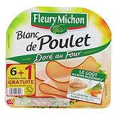 Blanc de poulet Fleury Michon Doré au four x6 - 210g