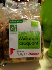 Auchan mélange croquant bio 150g