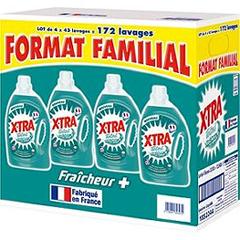 Lessive liquide Xtra Total fraîcheur 4x3l