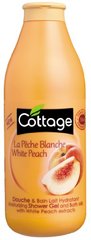 Cottage - Douche et Bain - Lait Hydratant - La Pêche Blanche - - 750 ml - Lot de 2