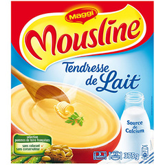 Mousline - Puree au lait entier - 3 x 4 assiettes
