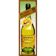 Le Chamois, Liqueur de Genepi, la bouteille de 35cl