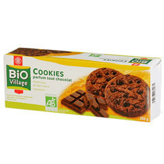 Cookies chocolat Bio Village 200g